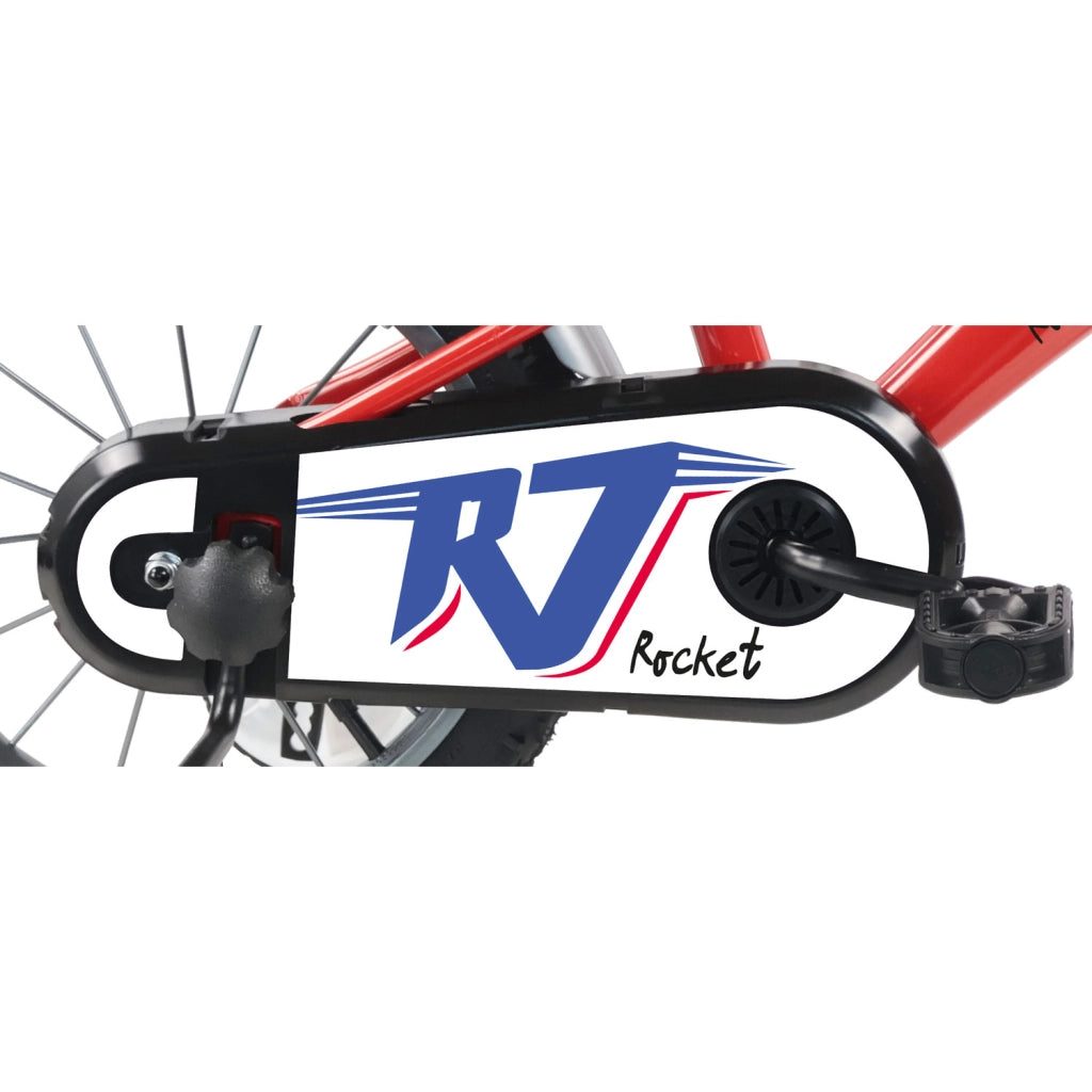 Bicicletta per Bambini 16" Rocket Freni Caliper e Stabilizzatori in Acciaio Hi-Ten Rosso