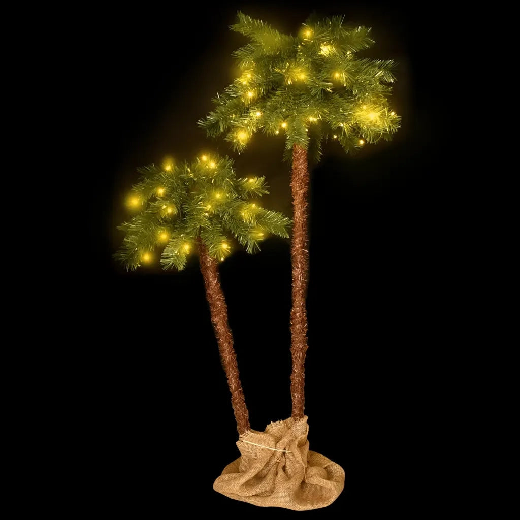 Doppia Palma Artificiale con LED 90 cm e 150 cm