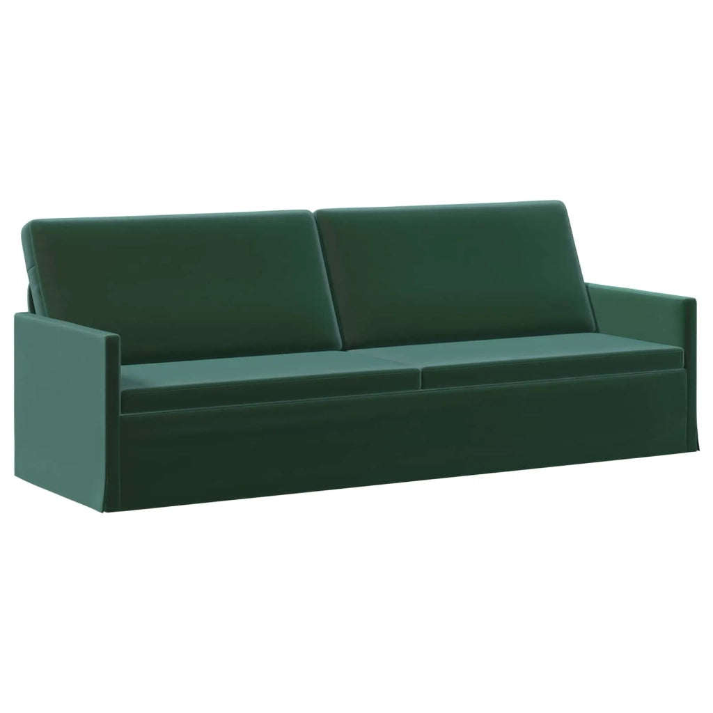 Set di divani 2 pcs Verde Scuro Velluto (V) 3433231