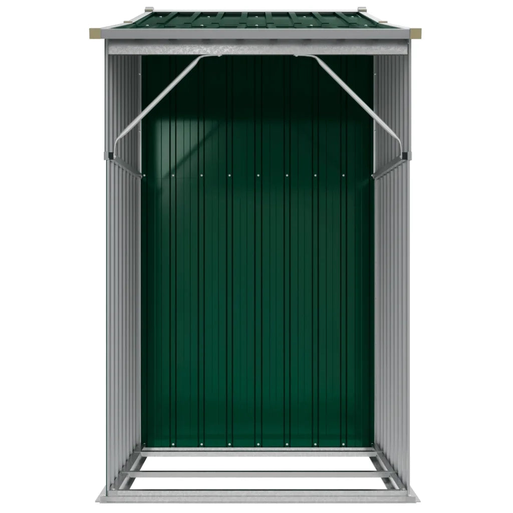 Capanno da Giardino Verde 277x93x179 cm in Acciaio Zincato CFW9595884