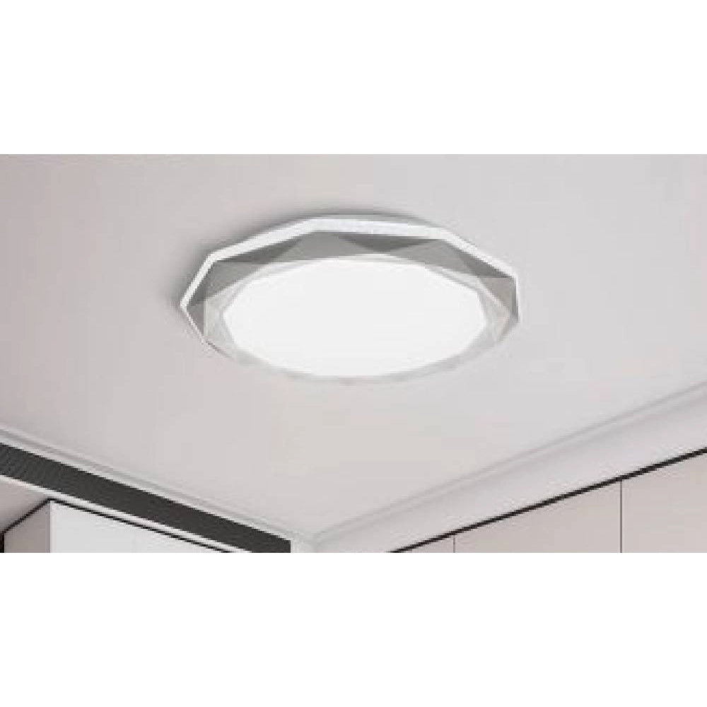 Trade Shop - Lampadario Da Soffitto Plafoniera Led 46watt Dimmerabile 3 Toni Di Luce Pn-10-3c -
