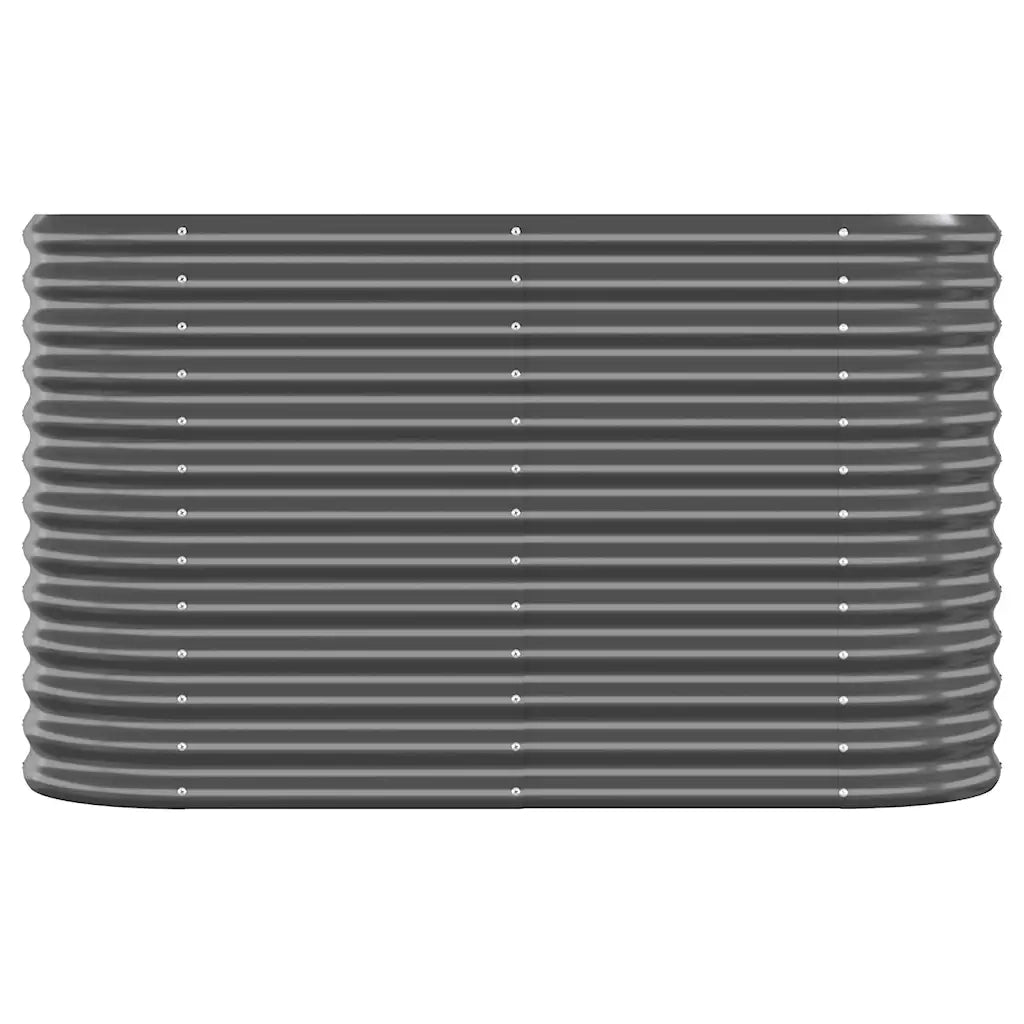 Letto da Giardino in Acciaio Zincato 114x40x68 cm Antracite 318891