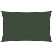 Vela ombreggiante/ombrellone 160 g/m² verde scuro 2 x 5 m HDPE 02_0009414