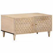 Tavolino da Salotto 80x50x40 cm Legno Massello di Mangocod mxl 115872