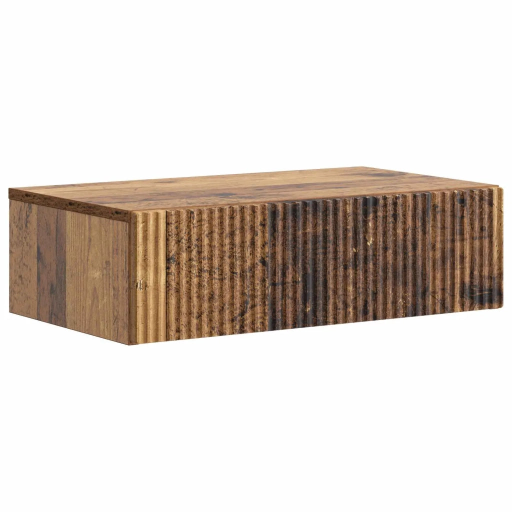 Tavolino da Parete Laterale Legno antico 59 x 34,5 x 17 cm 898493