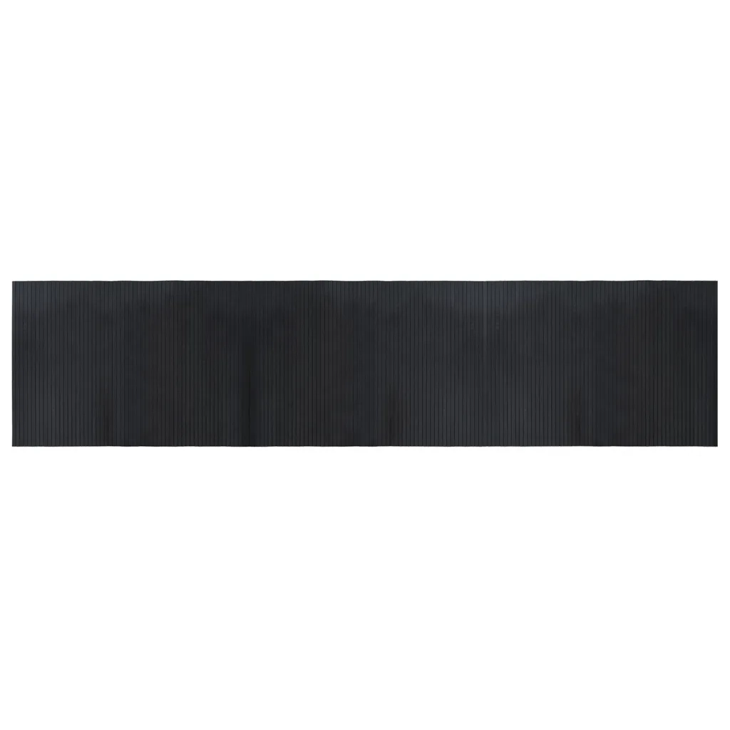 Tappeto Rettangolare Nero 70x300 cm in BambÃ¹