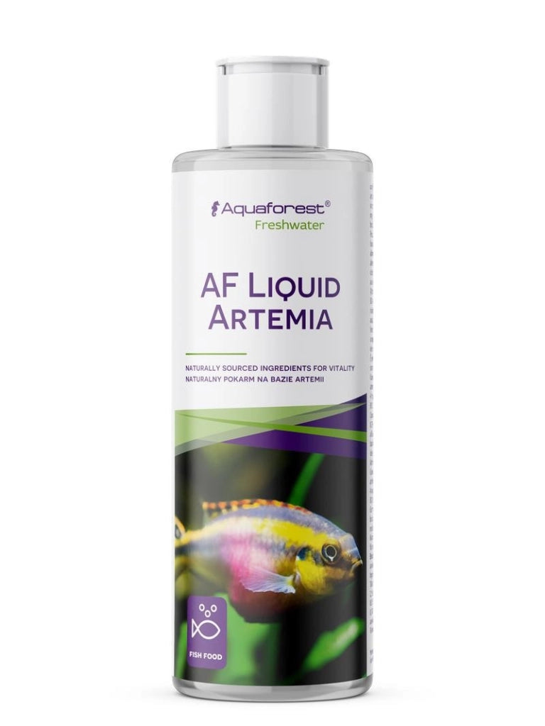 Aquaforest Freshwater Liquid Artemia 250ml - alimento a base di Artemie naturali per tutti i pesci d'acqua dolce