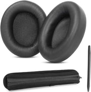 Orecchini sostitutivi Orecchini compatibili con Studio Pro cuffie per l'orecchio coprischiena in pelle protezione per cuffie per l'orecchio con cinturino per cuffie
