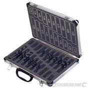 Kit Punte inserti Jobber HSS-R in acciaio temperato Silverline per trapano 170pz