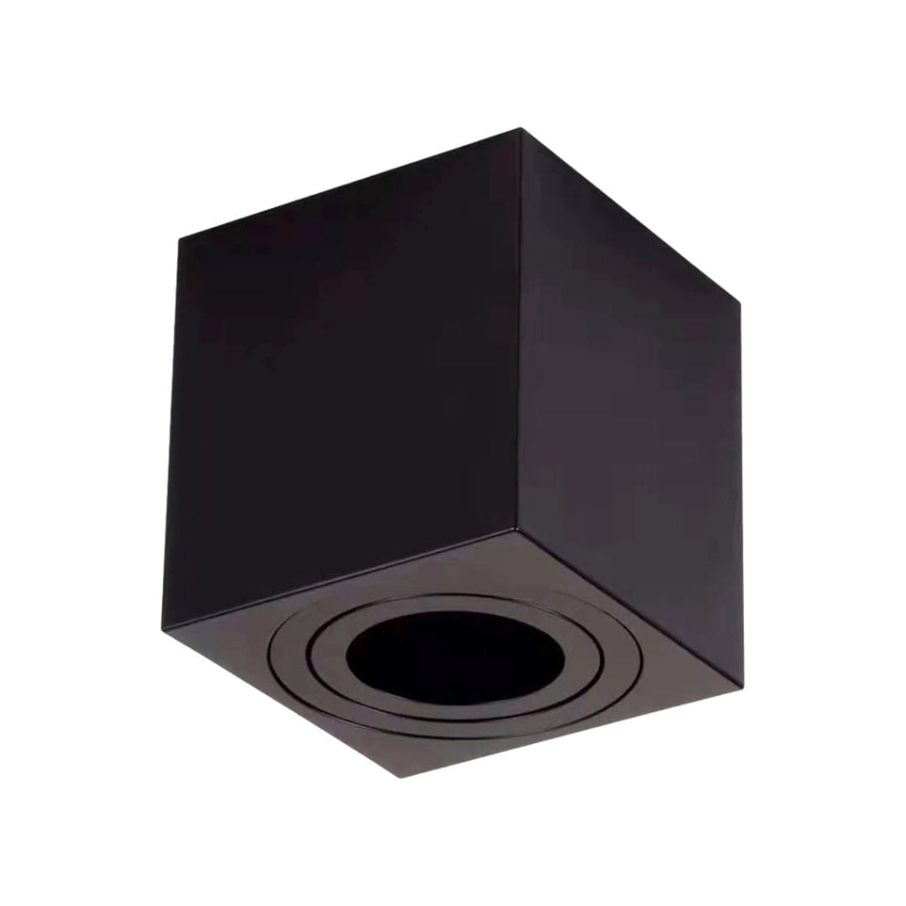 Plafoniera quadrata nera GU10 40W Milagro BIMA ML7013