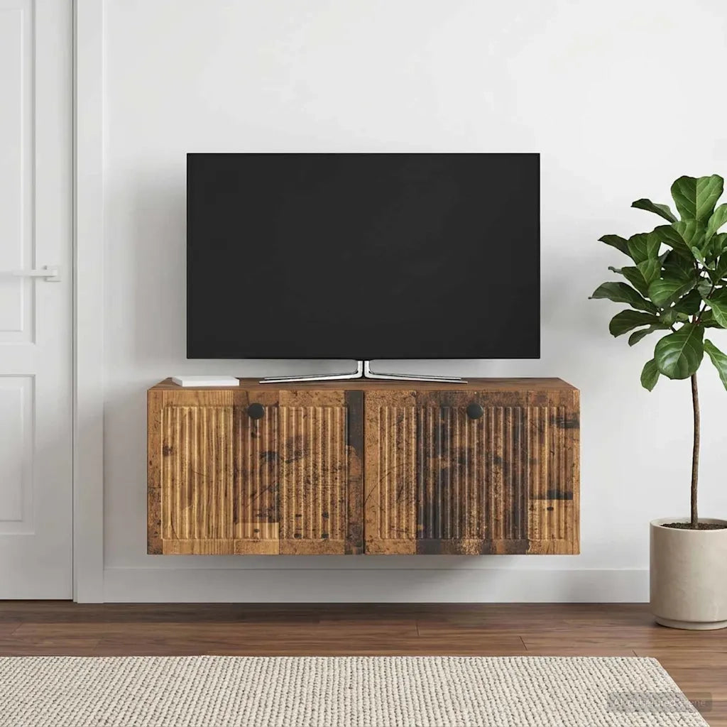 Mobile Porta TV da Muro Legno antico 78,5 x 41 x 30 cm 898013