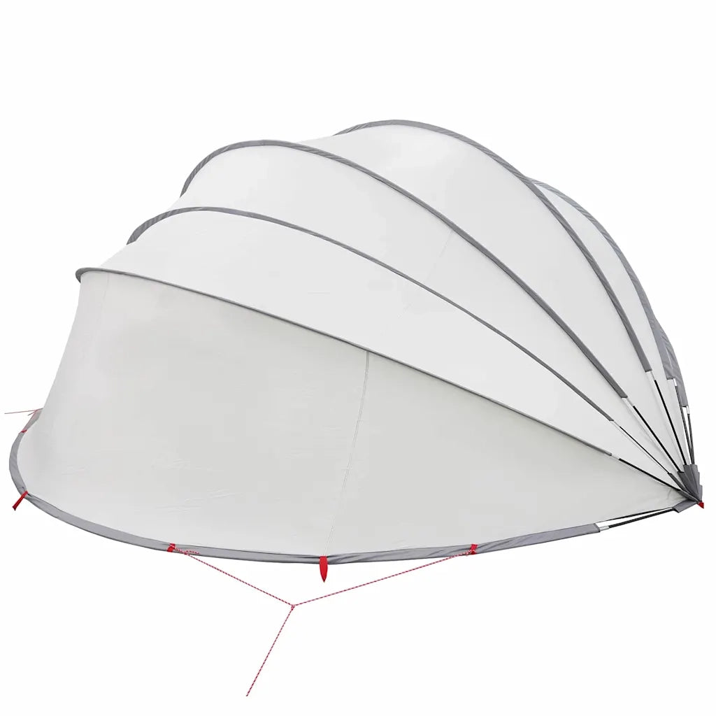 Dome Piscina Grigio e arancione 592 x 590 x 275 cm
