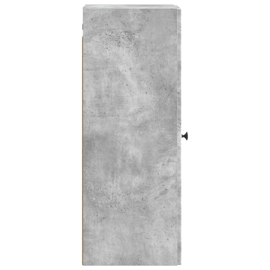 Mobiletto a muro Grigio Cemento 33 x 34,5 x 90 cm