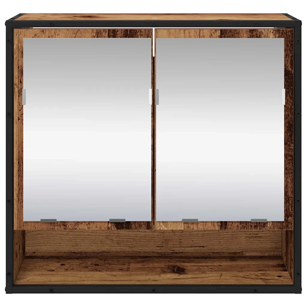 Scaffale da parete con porta Legno vecchio 65 x 20 x 60 cm CFW2667878