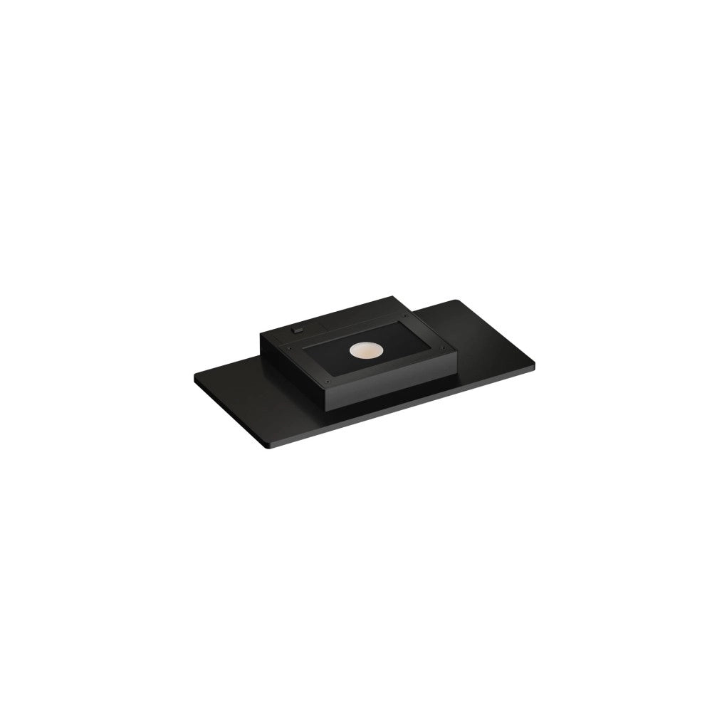 Mini Pla Nera - Applique a led da muro 20W CCT Switch 2700K/3200K/4000K in alluminio, Luce murale verso l'alto - Beneito & Faure