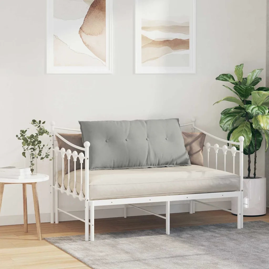 Cuscino per Schiena Grigio chiaro 100 x 50 cm