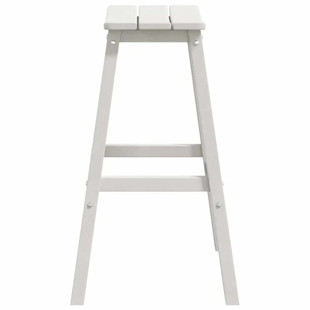 Set Bar da Giardino 4 pz | Set Salotto da Giardino Bianco HDPE