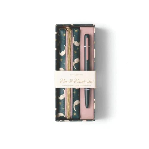 Set penna e astuccio - Teal Moon