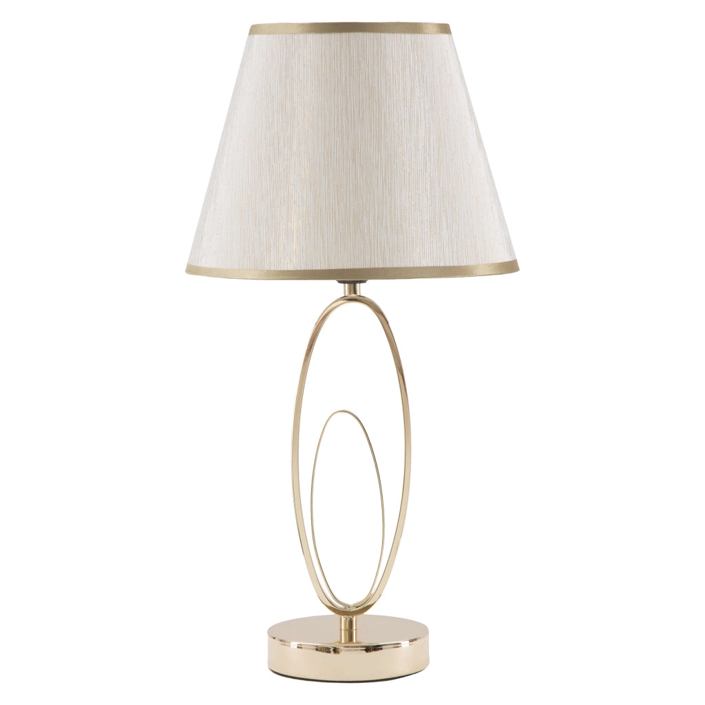 Kars, Lampada da Tavolo Necessaria 1 Lampadina, Bianco Crema