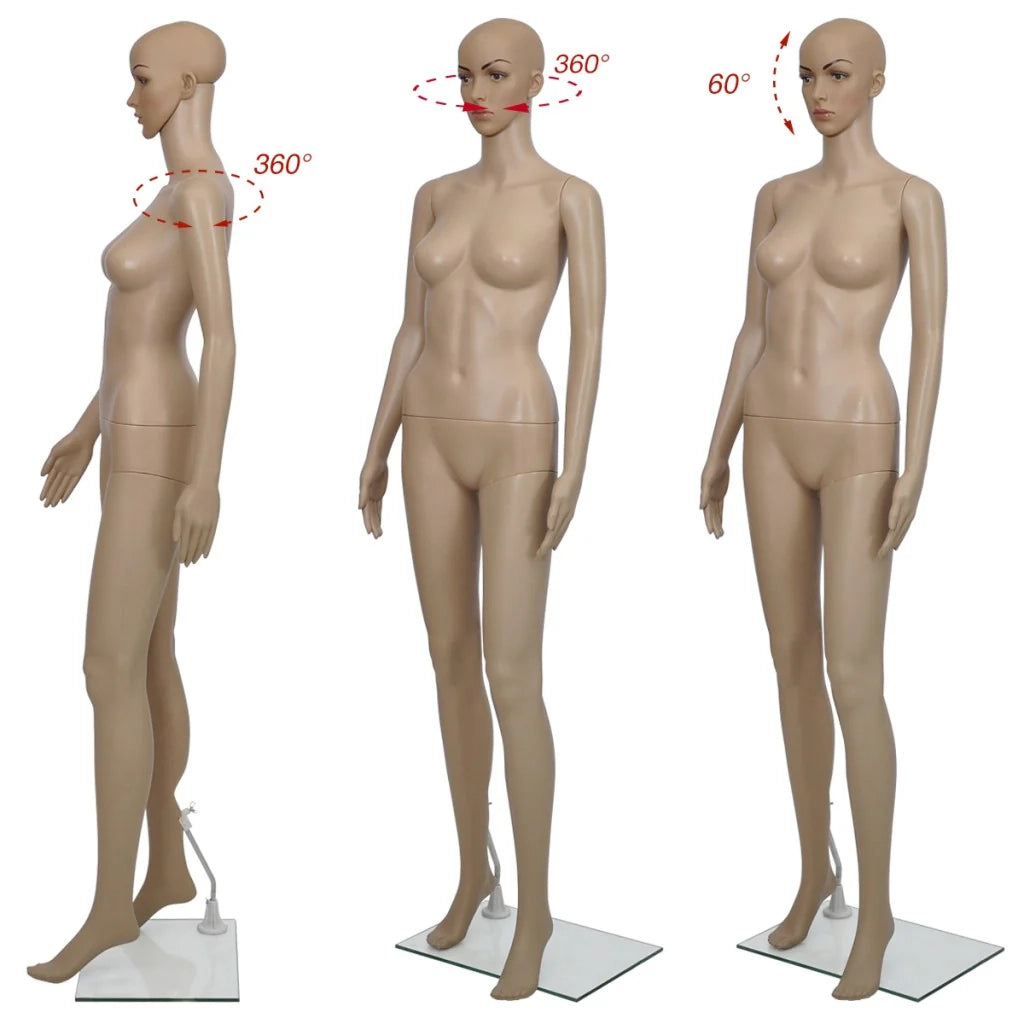 Busto di manichino femminile da 5 pezzi per vetrina 2002018
