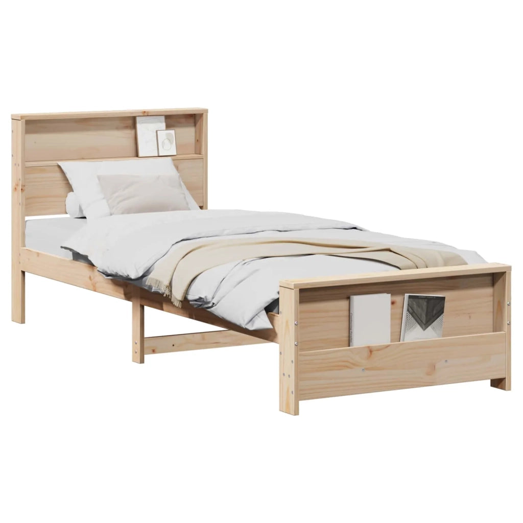 Struttura del letto Marrone 100 x 200 cm Legno multistrato