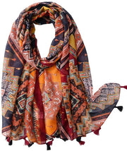 Sciarpa Animali - Leggera - Soffice - Oversized - Sciarpa Donna 84 x 180 cm - Progetto Elegante - Sciarpa
