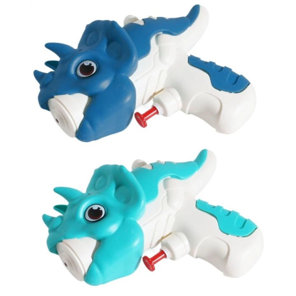 Trade Shop - Pistola Ad Acqua A Forma Di Dinosauro Plastica 10cm Gioco Divertente Per Bambini 618569 -