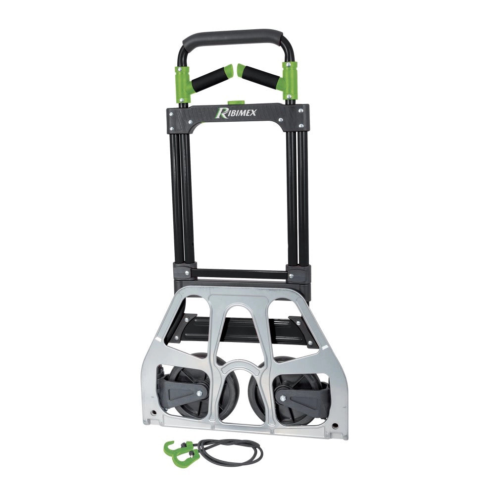 CARRELLO PORTAPACCHI SACCHI PALA PIEGHEVOLE MANICI ROTANTI PORTATA 150Kg RIBIMEX