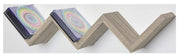 MAURY'S MENSOLA ZIG ZAG DIMENSIONI 59X12X12 CM IN COLORE OLMO