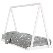 Giroletto per Bambini | Letto Infantile | Lettino Bianco 80x200cm in Legno Massello di Pino