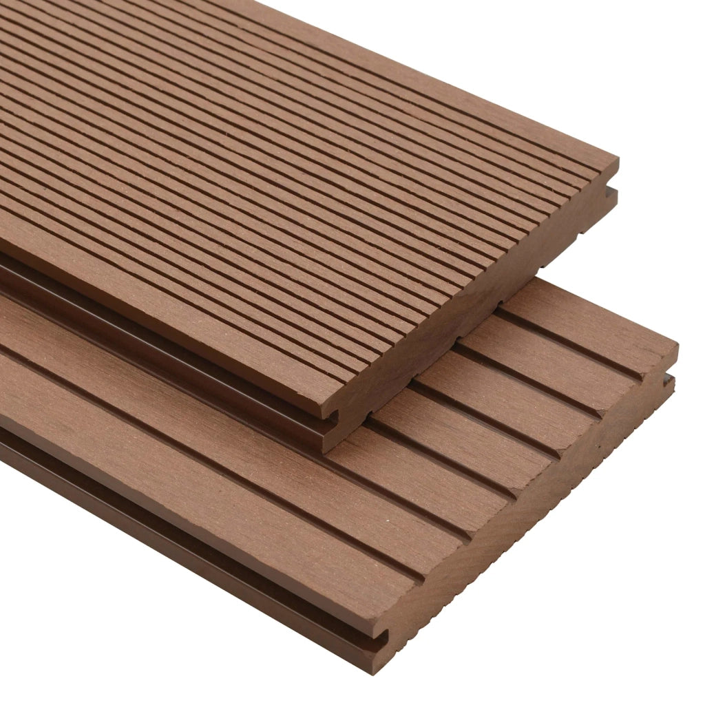 Pavimento da Deck 48 pcs Marrone Chiaro WPC 3444734
