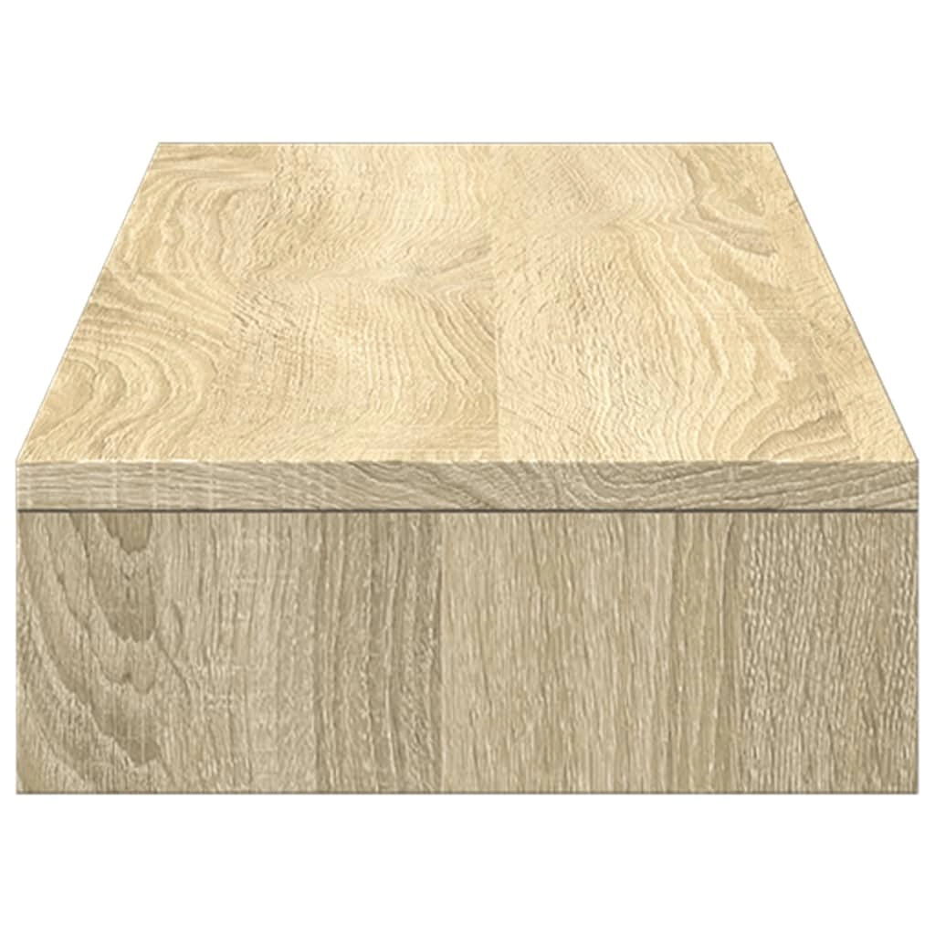 Supporto per monitor da scrivania Sonoma 100 x 27 x 10 cm legno ingegnerizzato marrone 02_0044975