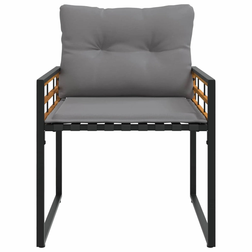 Set di Mobili da Esterno con cuscino 3 pcs Grigio chiaro