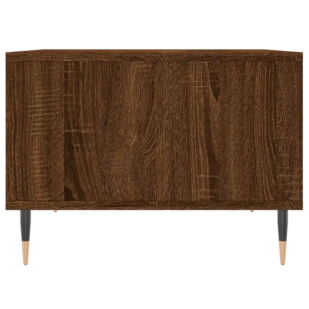 Tavolino da Salotto Rovere Marrone 60x50x36,5 cm in Multistrato