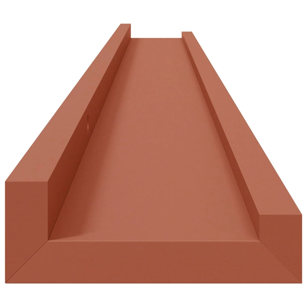 Scaffale da parete 4 pcs Rosso 100 x 9 x 3 cm Legno multistrato 42020009
