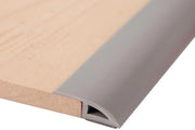 Profilo di transizione 1M in PVC autofissante, striscia di transizione, striscia di soglia, profilo di transizione autofissante, profilo di regolazione dell'altezza della soglia, altezza compresa tra 7-10 mm (grigio)