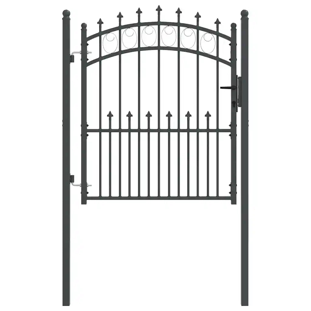 Cancello della recinzione con punte EMMEN 125 x 100 cm 42009003