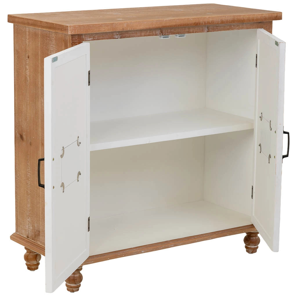 Tavolino da ingresso in legno Multicolore con 2 ante 80x35x80h cm