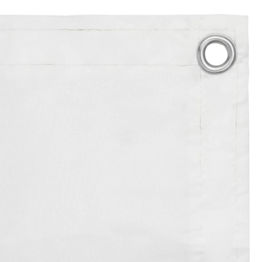 Paravento per balcone 120 x 600 cm tessuto oxford bianco 02_0010047