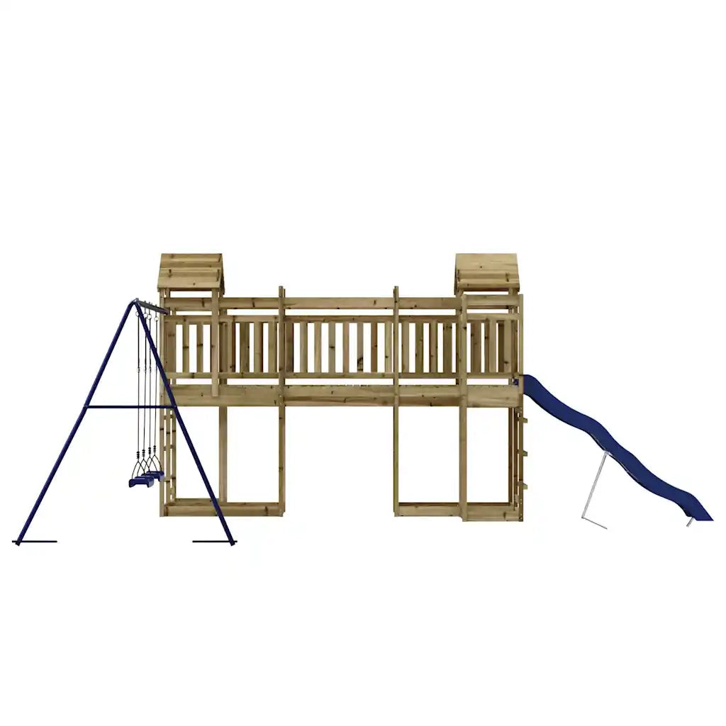 Set da Gioco da Esterno in Legno di Pino Impregnato 3156891