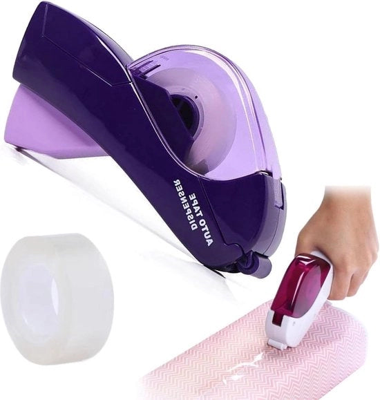 Dispensatore di adesivo self-adesivo - manico ergonomico a forma di palla - rotella self-adesiva