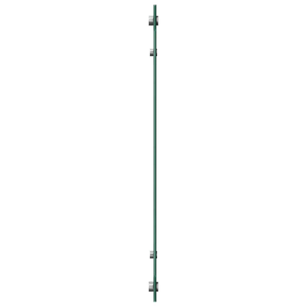 Set di 2 eleganti e moderni paraschizzi da cucina 70 x 60 cm resistenti al calore in vetro temperato grigio scuro 02_0056240