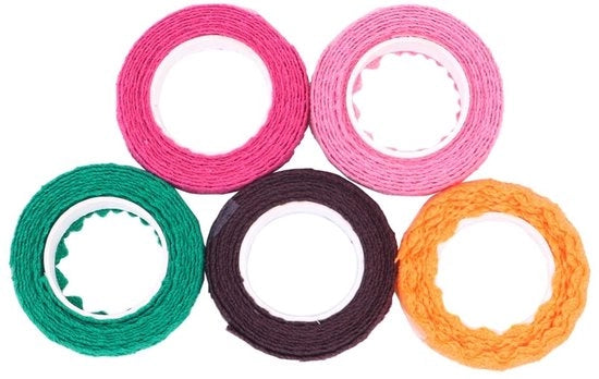 Set di 5 Rotoli di Adesivo Self-Adesivo per Decorazione