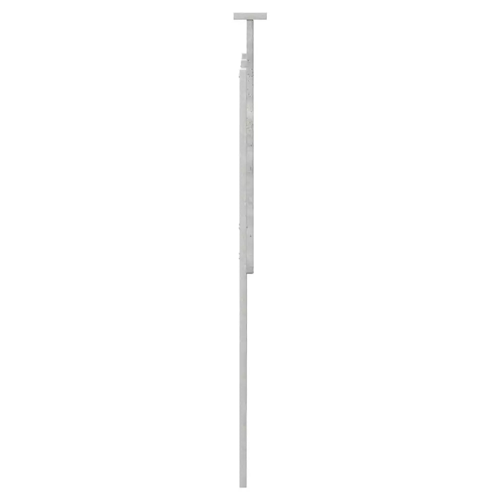 Testiera-Testata-Testiera Decorativa Grigio cemento 150 cm Legno multistrato 695139