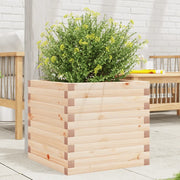 Fioriera da Giardino 50x50x45,5 cm in Legno Massello di Pino 847243