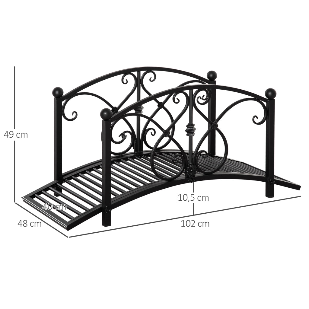 Ponticello Giardino ¨C zephmum ¨C 102x48x49 cm Nero
