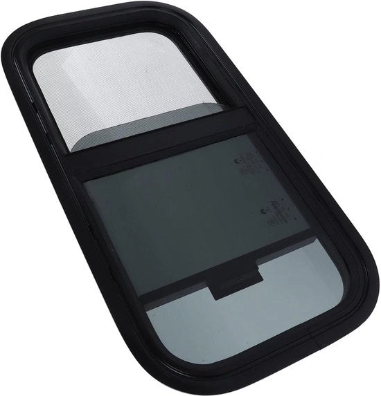 Finestra RV 600x300 mm con Schermo Verticale Orizzontale Scorrevole per Camper Attrezzi per Caravan e Camion.