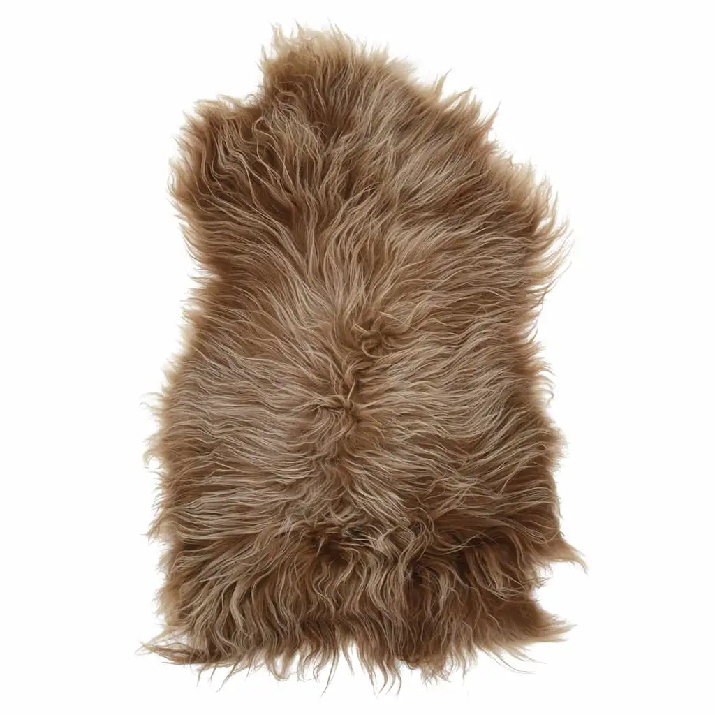 Fodera per Sedia in Pelle di Pecora Islandese Marrone 70x110 cm 335855