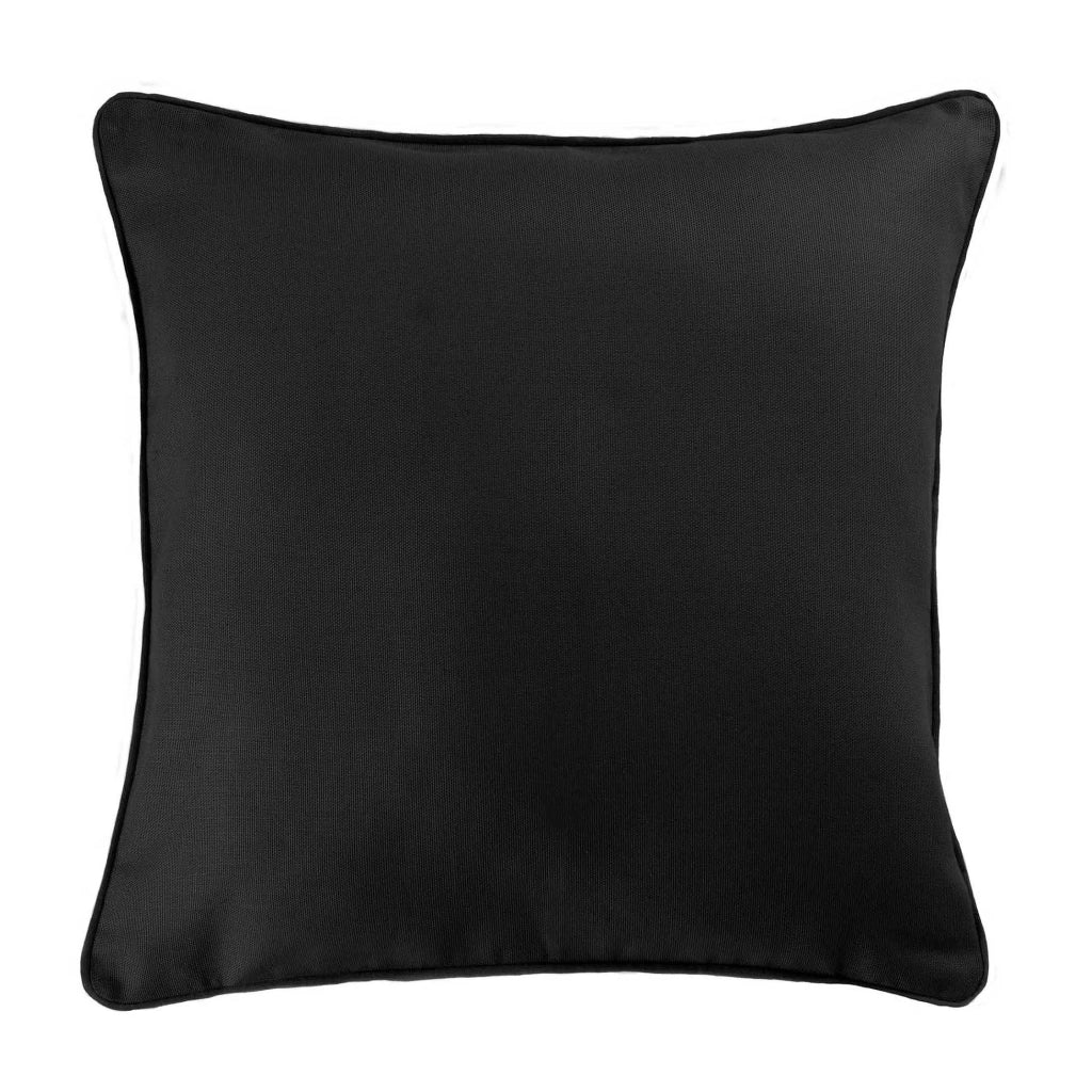 FODERA PER CUSCINI 40 X 40 CM COTONE UNITO PANAMA Nero