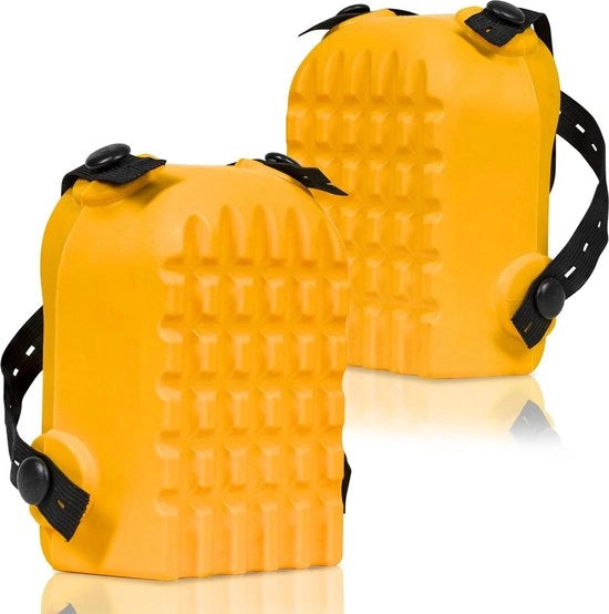 Protezione per cuscini ginocchiere Professionale PU Lavoro all'aperto Anti-slip Cinture regolabili Artigiani Fai-da-te